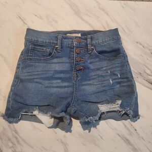 Jean Girl Size 10 Shorts